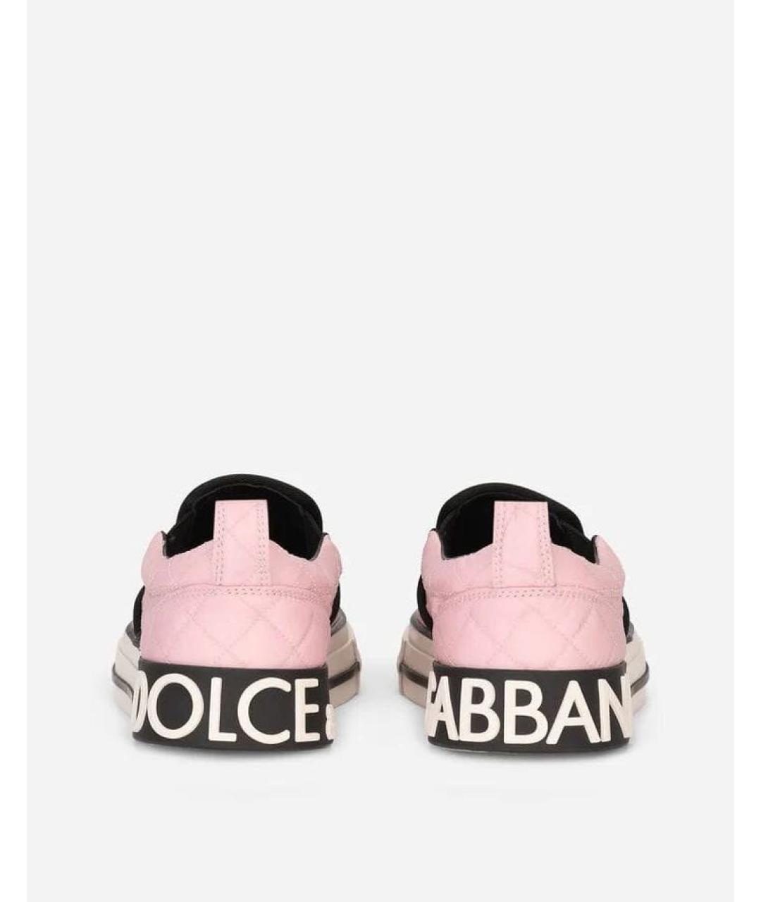 DOLCE&GABBANA Розовые слипоны, фото 2