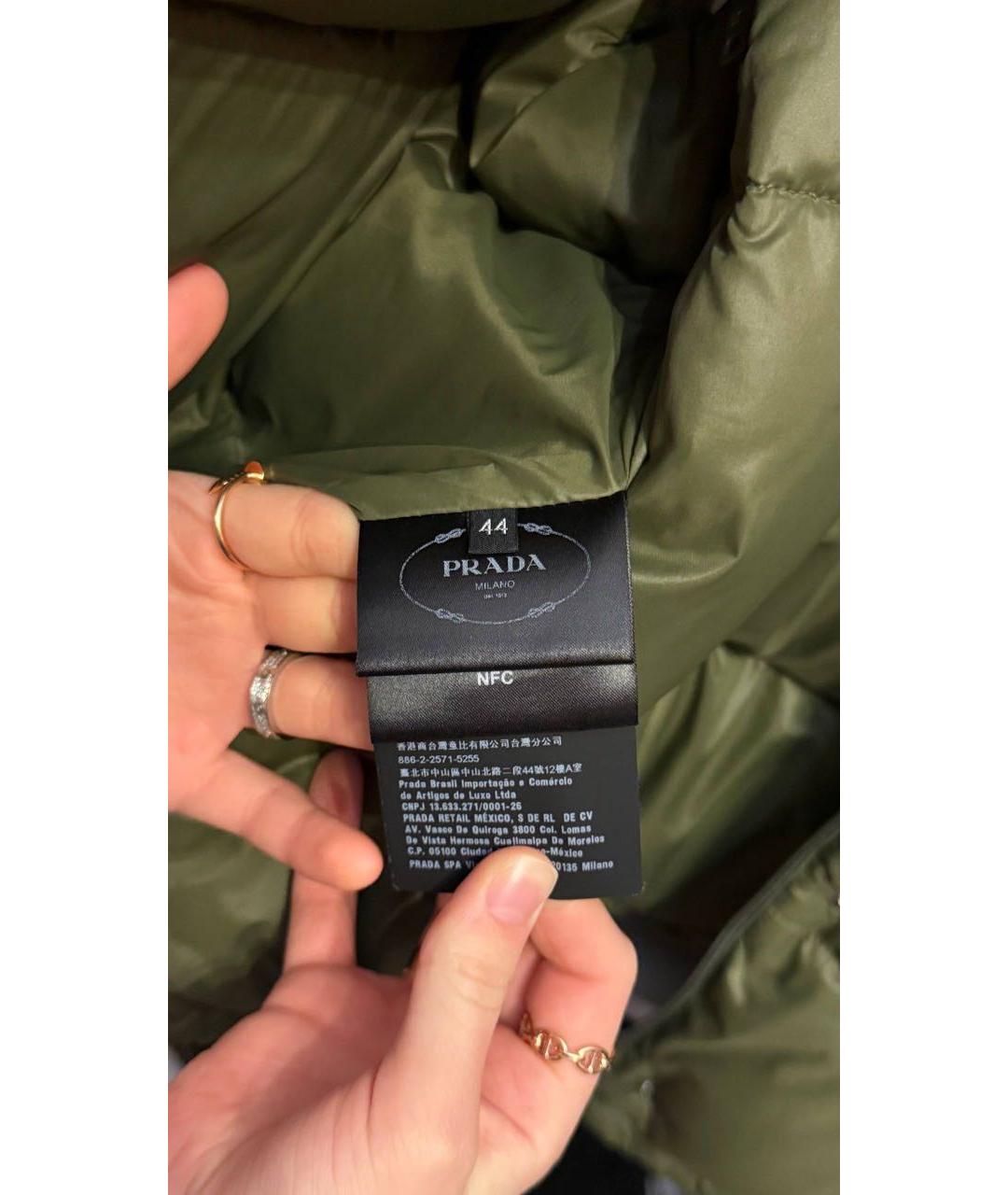 PRADA Хаки жилет, фото 5