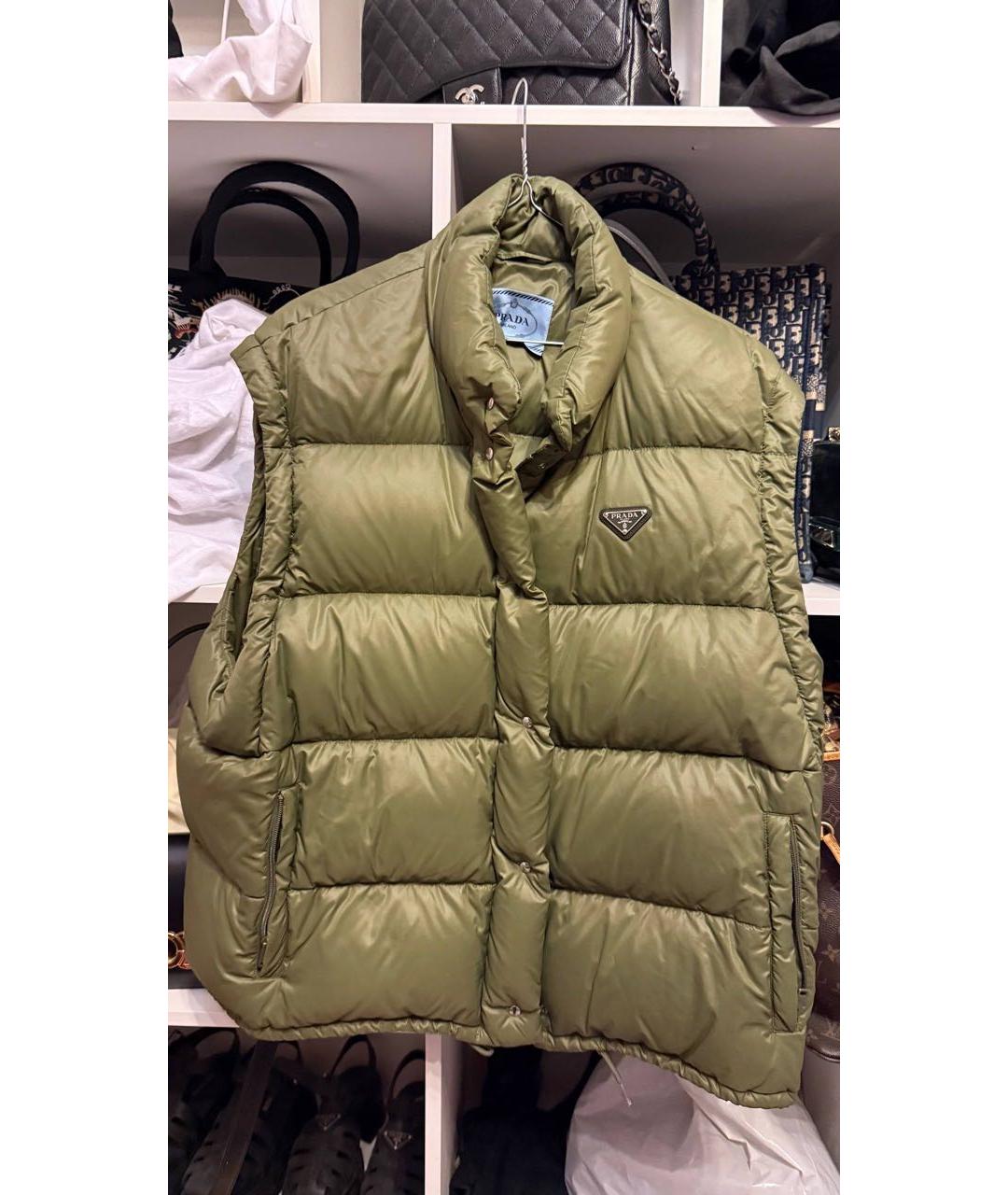 PRADA Хаки жилет, фото 6