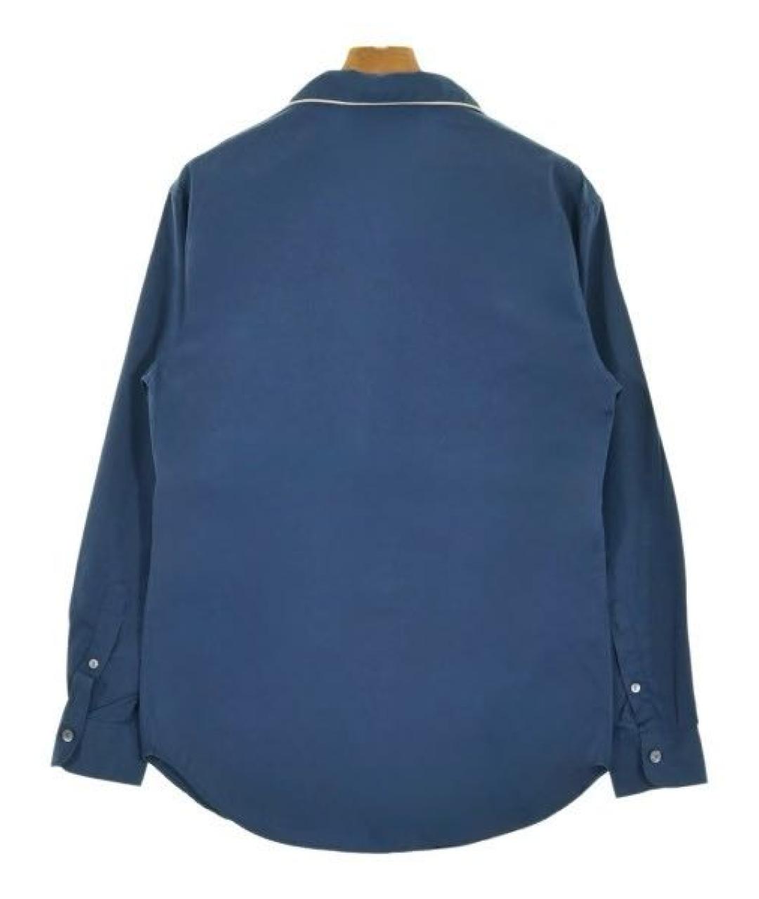 GUCCI Темно-синяя хлопковая рубашка, фото 2
