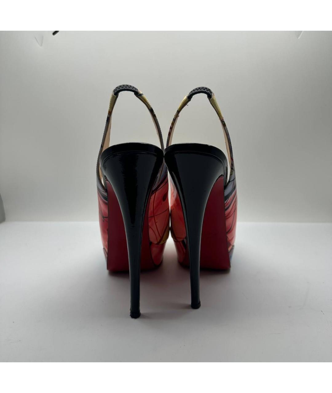 CHRISTIAN LOUBOUTIN Мульти кожаные туфли, фото 4