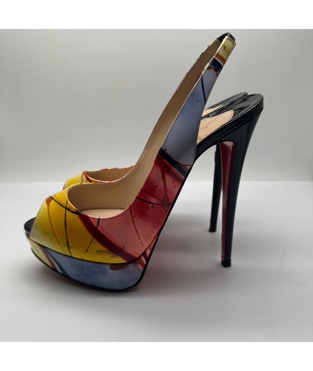 CHRISTIAN LOUBOUTIN Мульти кожаные туфли, фото 5