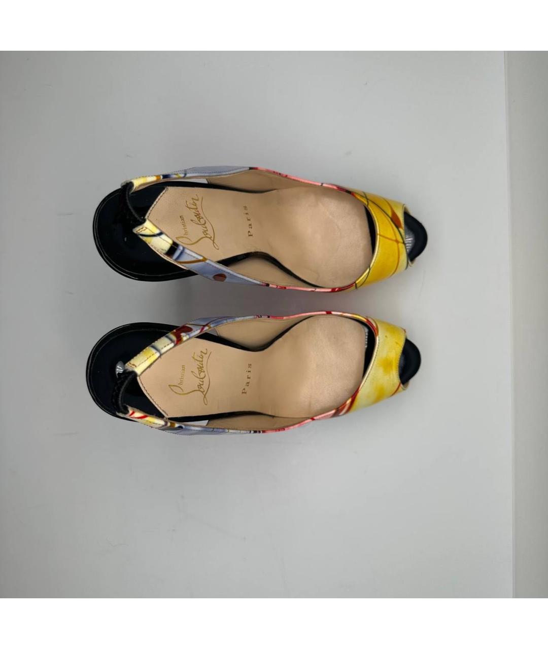 CHRISTIAN LOUBOUTIN Мульти кожаные туфли, фото 2