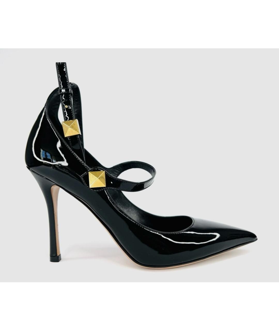 VALENTINO Черные туфли из лакированной кожи, фото 6