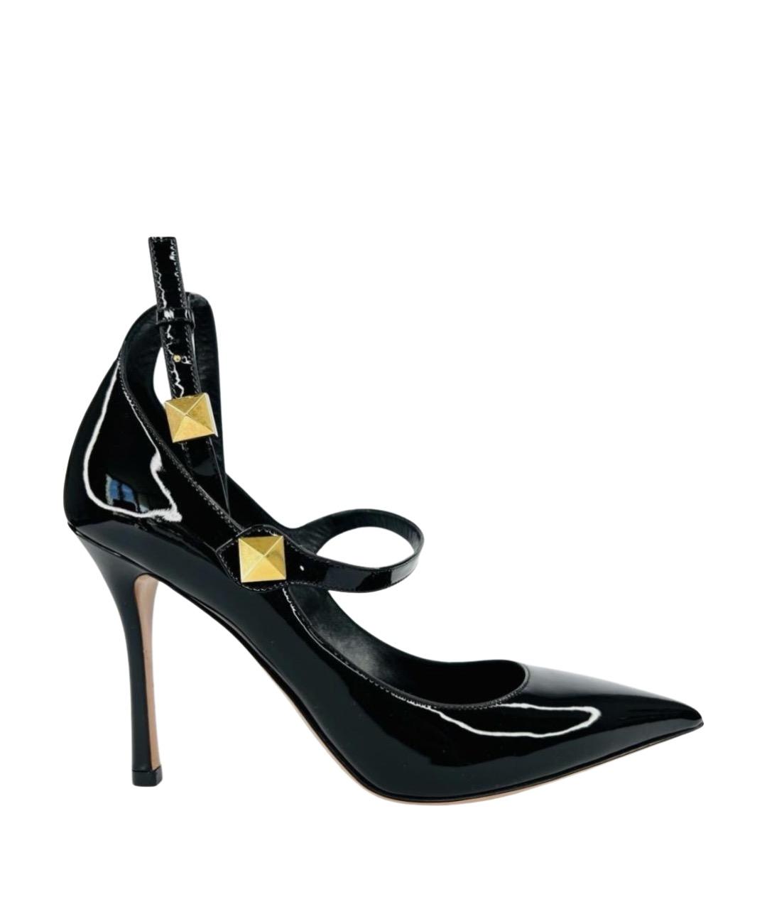 VALENTINO Черные туфли из лакированной кожи, фото 1