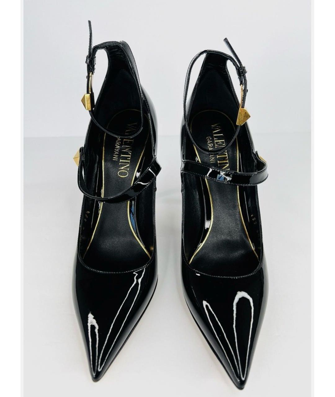 VALENTINO Черные туфли из лакированной кожи, фото 2