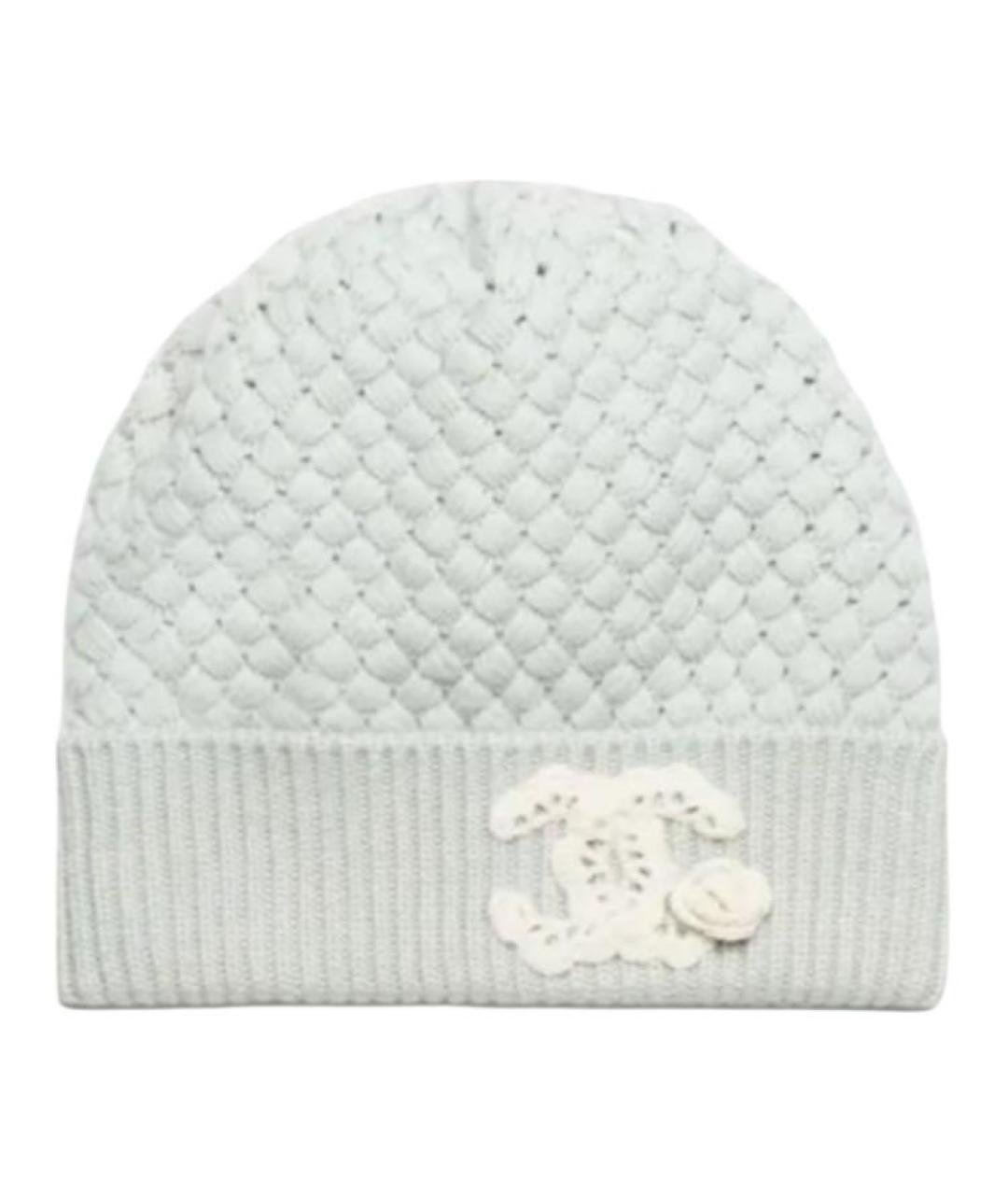 CHANEL Бирюзовая шапка, фото 1