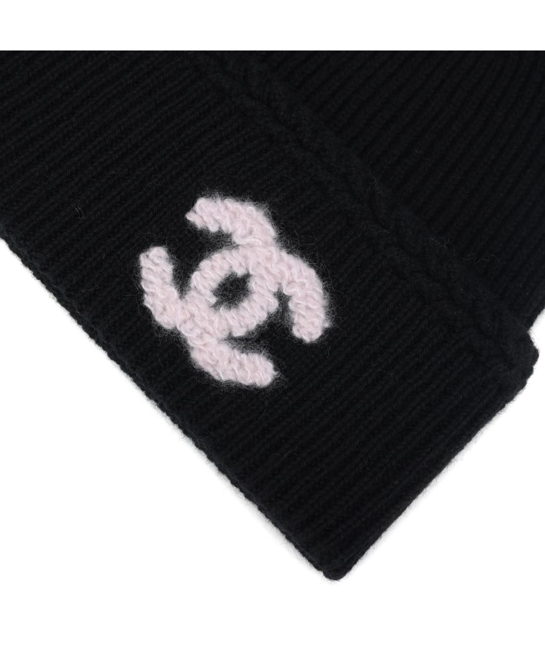 CHANEL Черная шапка, фото 4