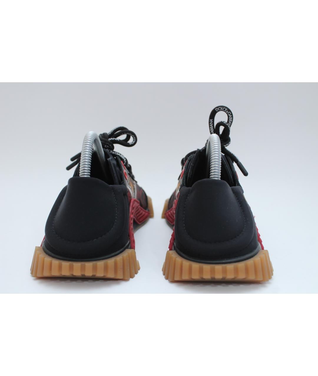 DOLCE&GABBANA Мульти текстильные низкие кроссовки / кеды, фото 6