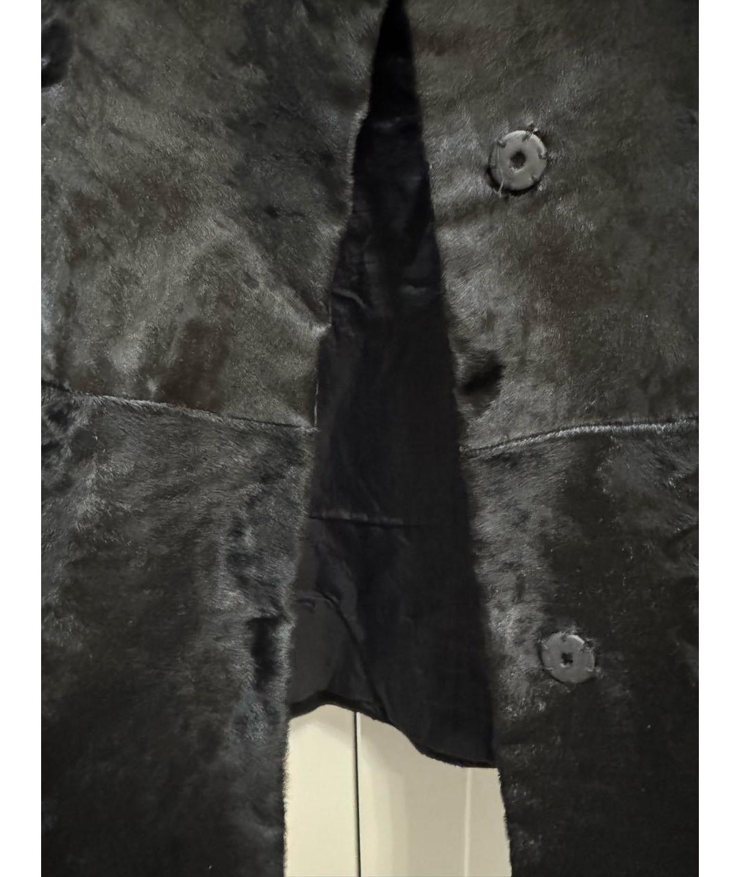 MARNI Черная меховая шуба, фото 5