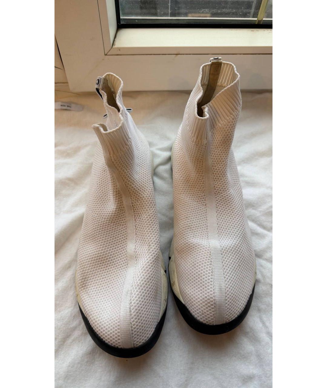 CHRISTIAN DIOR Белые текстильные кеды, фото 2