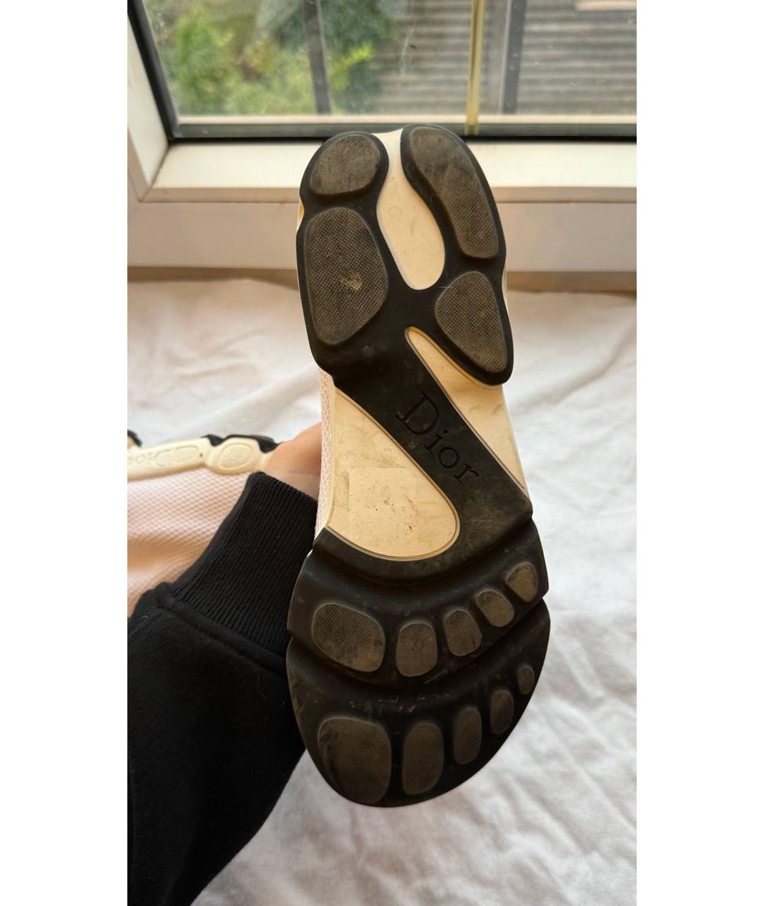 CHRISTIAN DIOR Белые текстильные кеды, фото 3