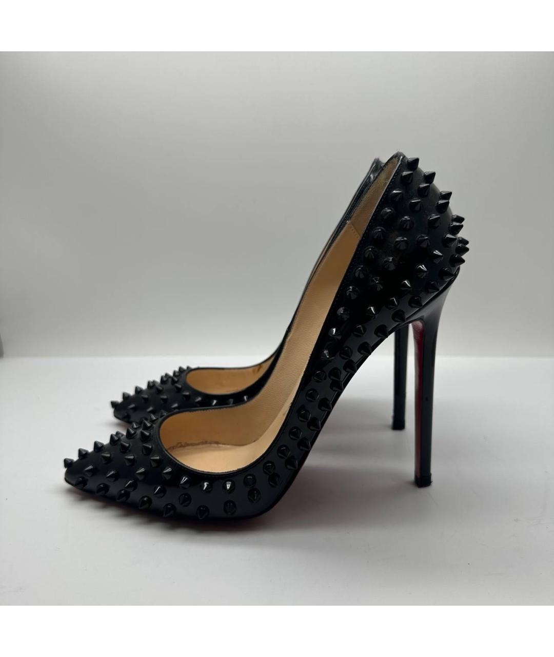 CHRISTIAN LOUBOUTIN Черные туфли из лакированной кожи, фото 5