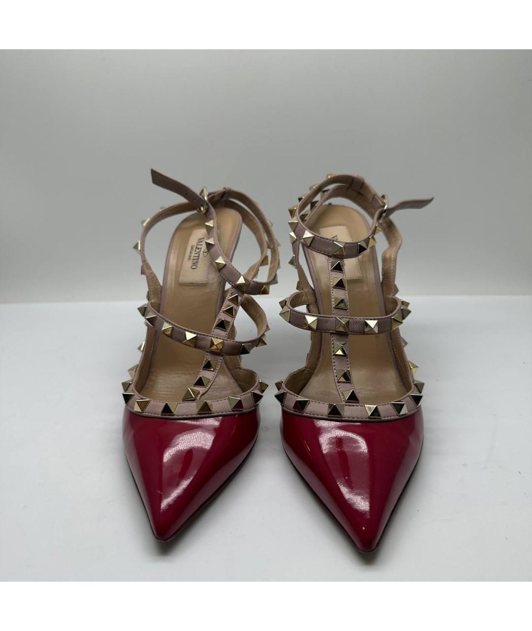VALENTINO Красные кожаные туфли, фото 2