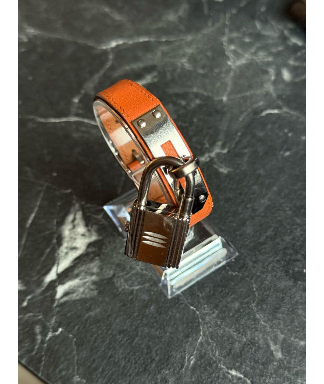 HERMES Серебряные стальные часы, фото 3