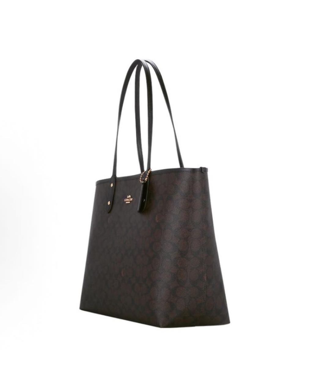 COACH Коричневая сумка тоут, фото 2