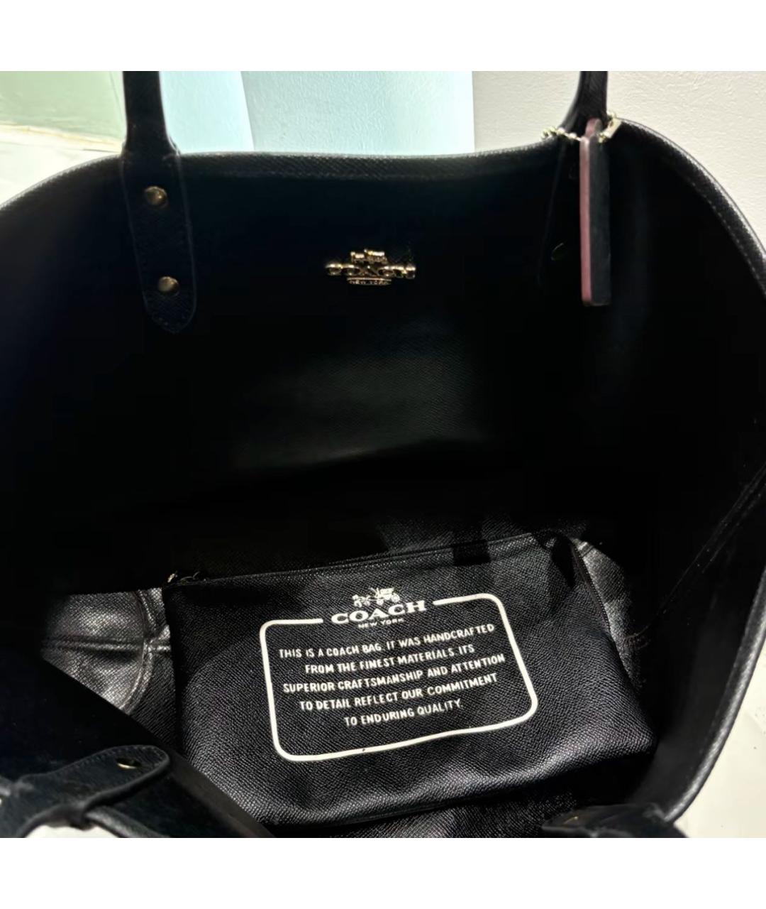 COACH Коричневая сумка тоут, фото 8