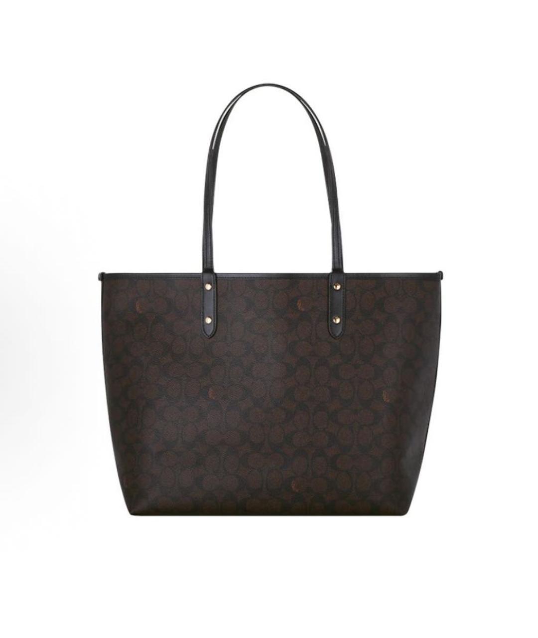 COACH Коричневая сумка тоут, фото 3