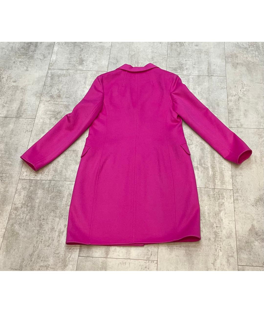 ERMANNO SCERVINO Фуксия кашемировое пальто, фото 3
