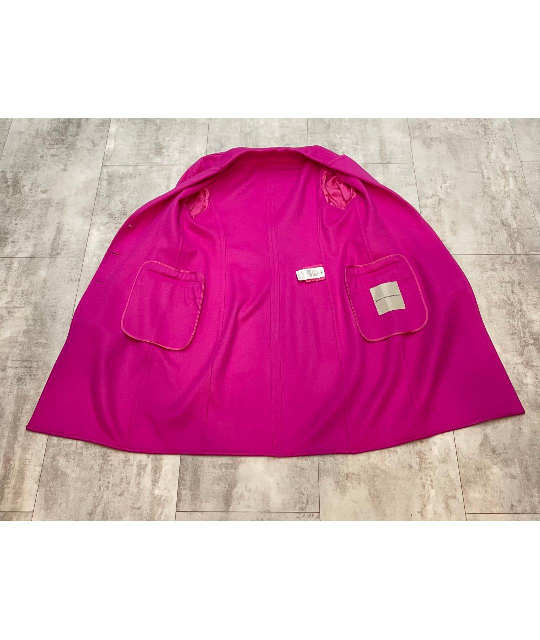 ERMANNO SCERVINO Фуксия кашемировое пальто, фото 4