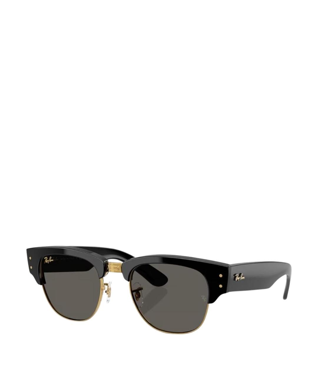 RAY BAN Черные пластиковые солнцезащитные очки, фото 1