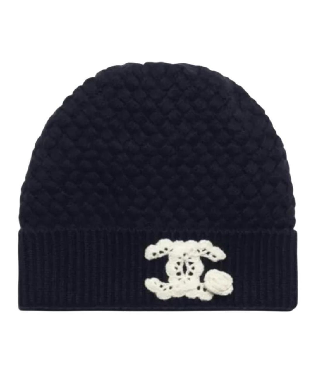 CHANEL Черная шапка, фото 1