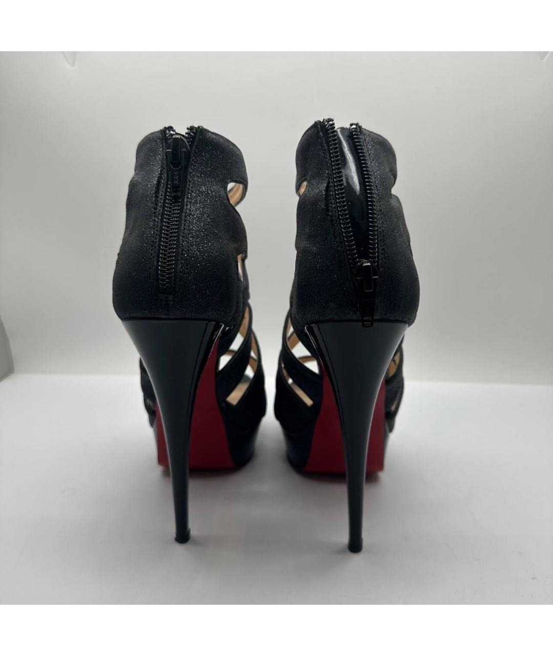 CHRISTIAN LOUBOUTIN Черные ботильоны, фото 4