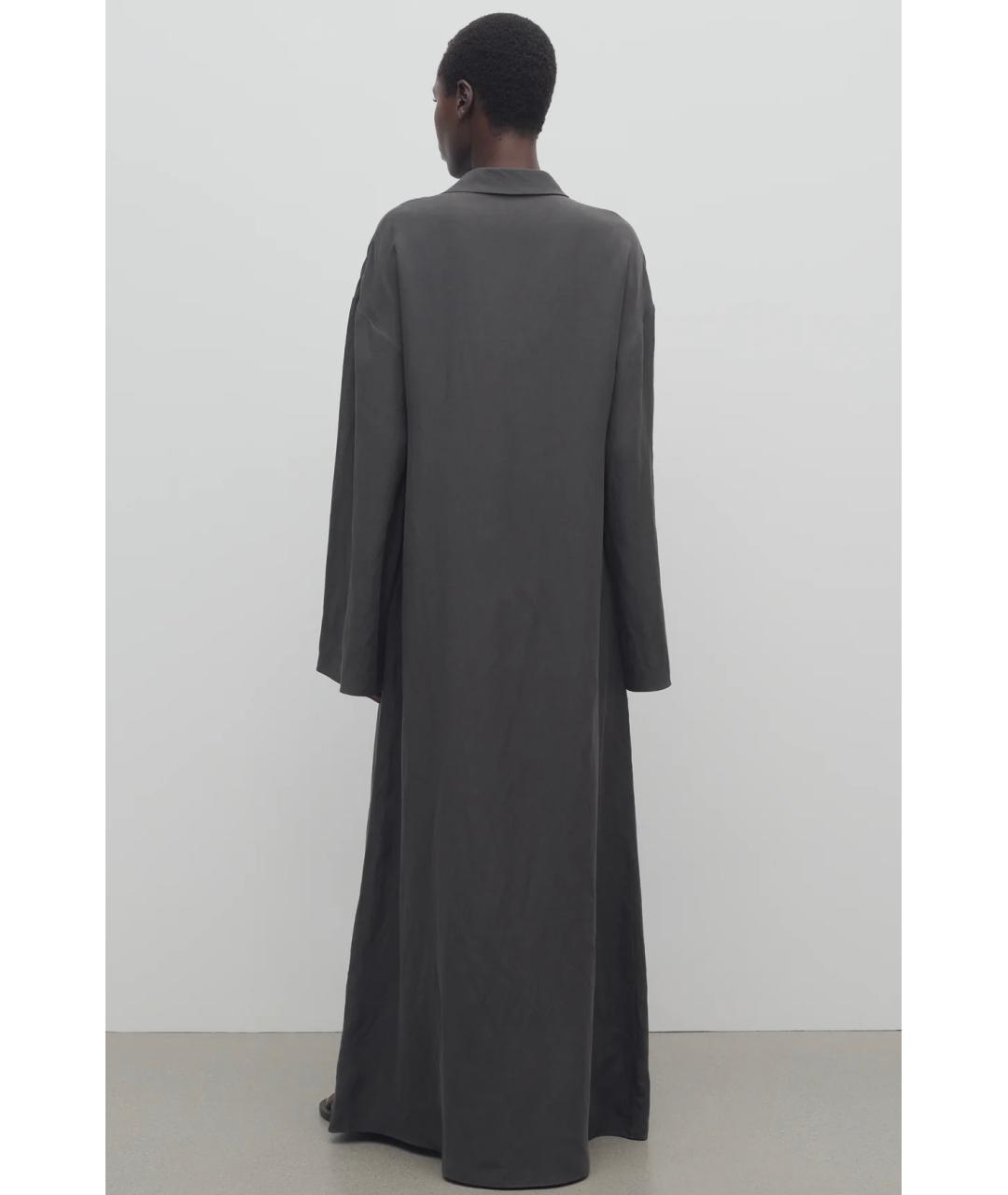 THE ROW Серое коктейльное платье, фото 3