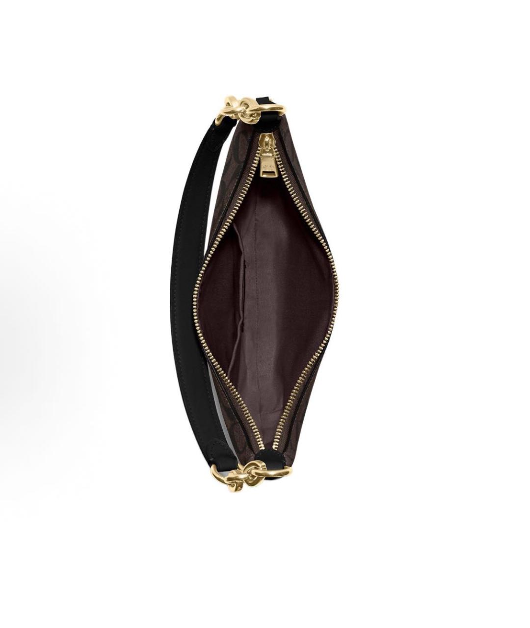 COACH Коричневая сумка через плечо, фото 5