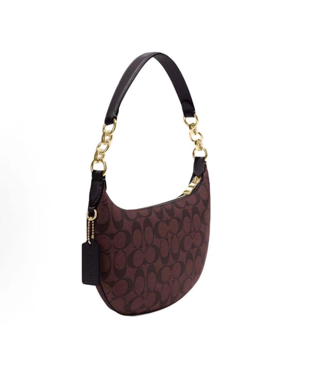 COACH Бордовая сумка через плечо, фото 2