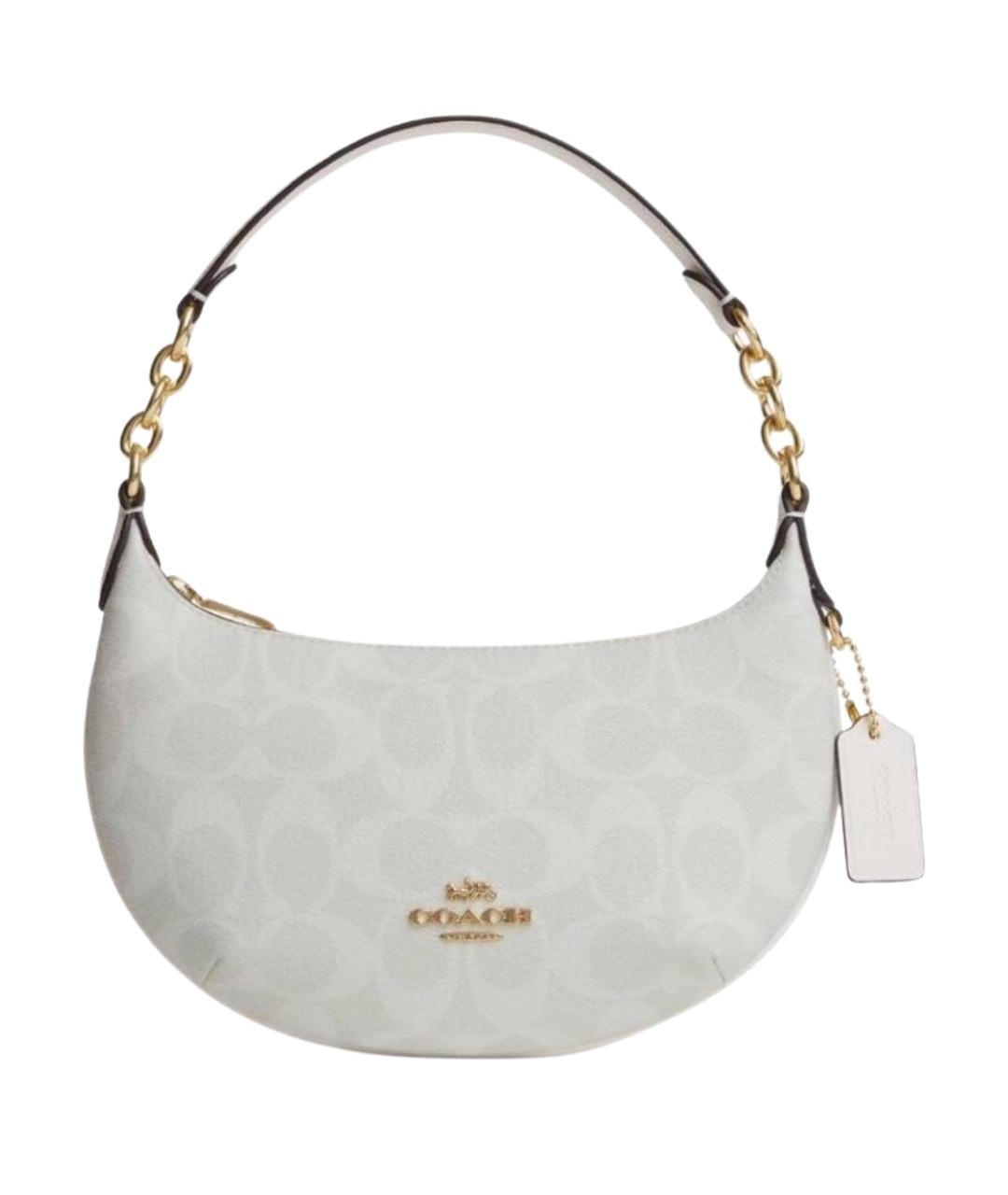 COACH Белая сумка с короткими ручками, фото 1