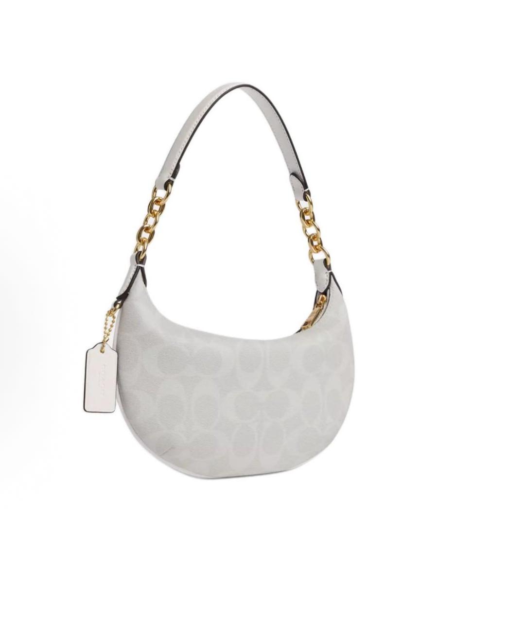 COACH Белая сумка с короткими ручками, фото 2