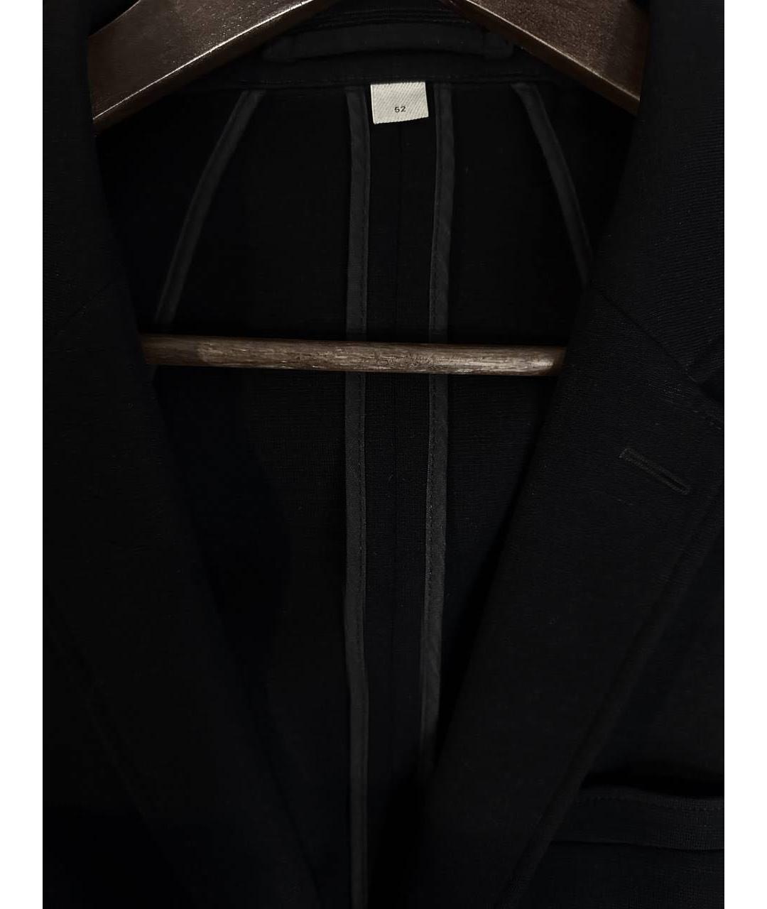 BURBERRY Черный хлопковый пиджак, фото 4