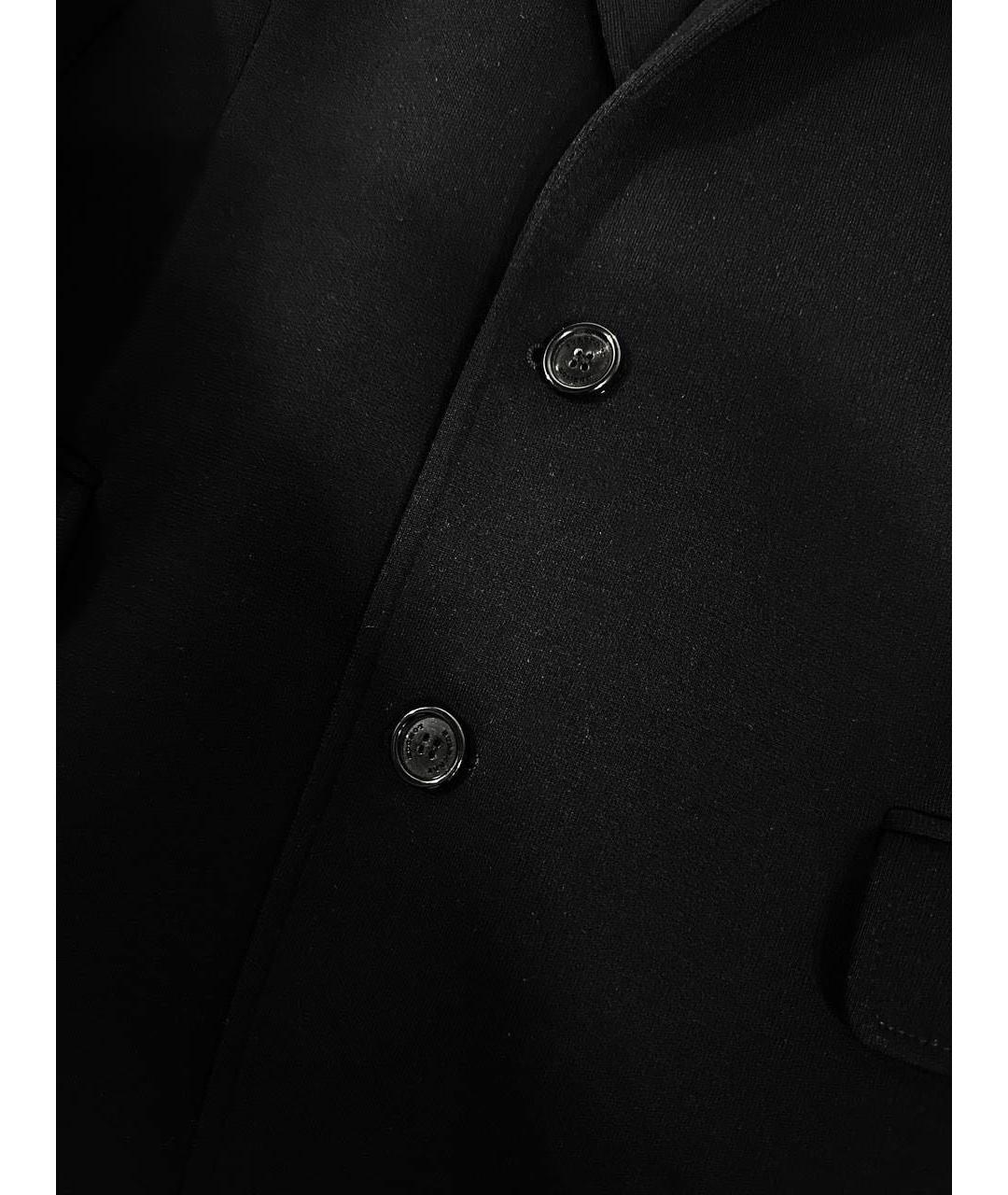 BURBERRY Черный хлопковый пиджак, фото 5