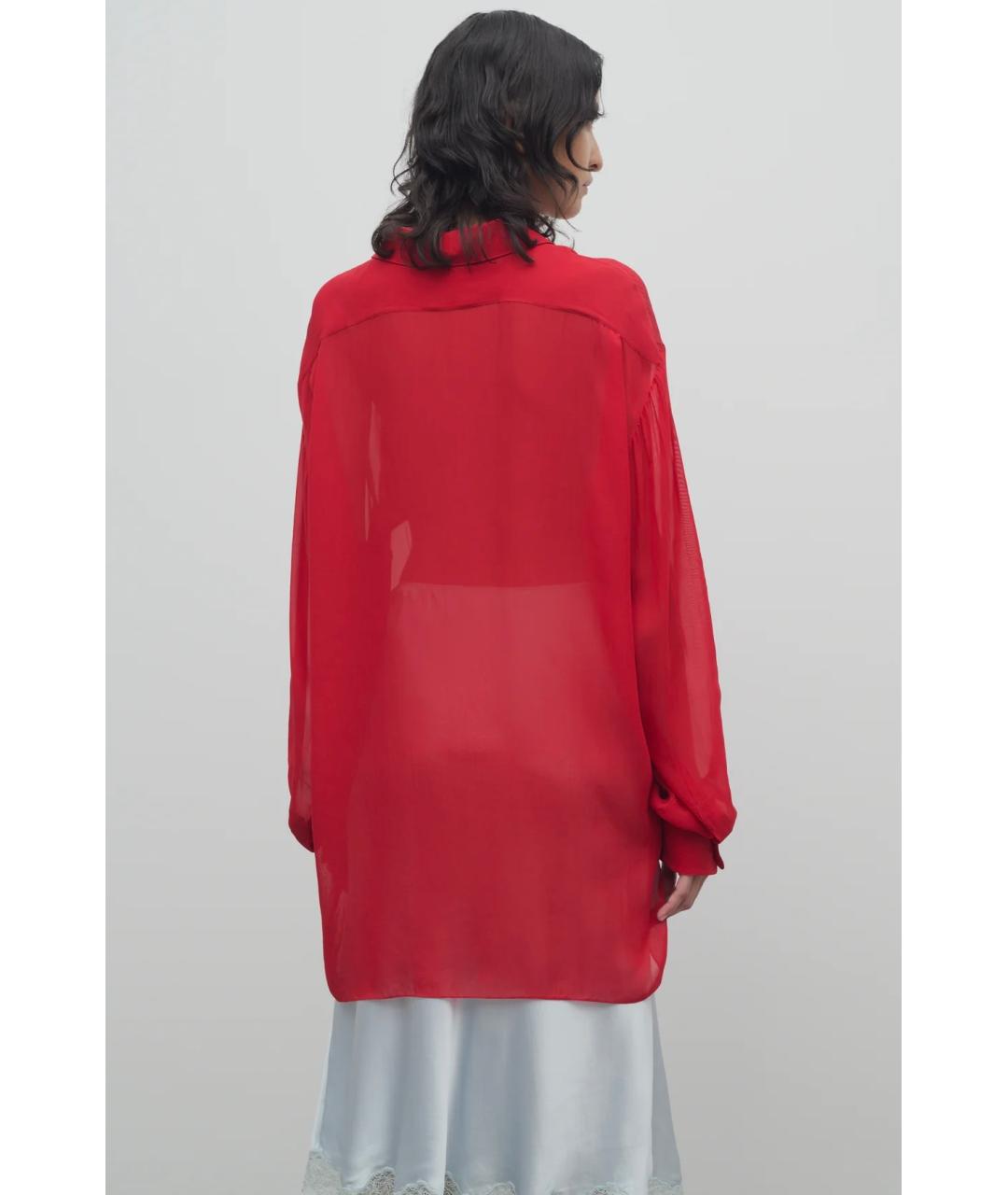THE ROW Красная блузы, фото 4