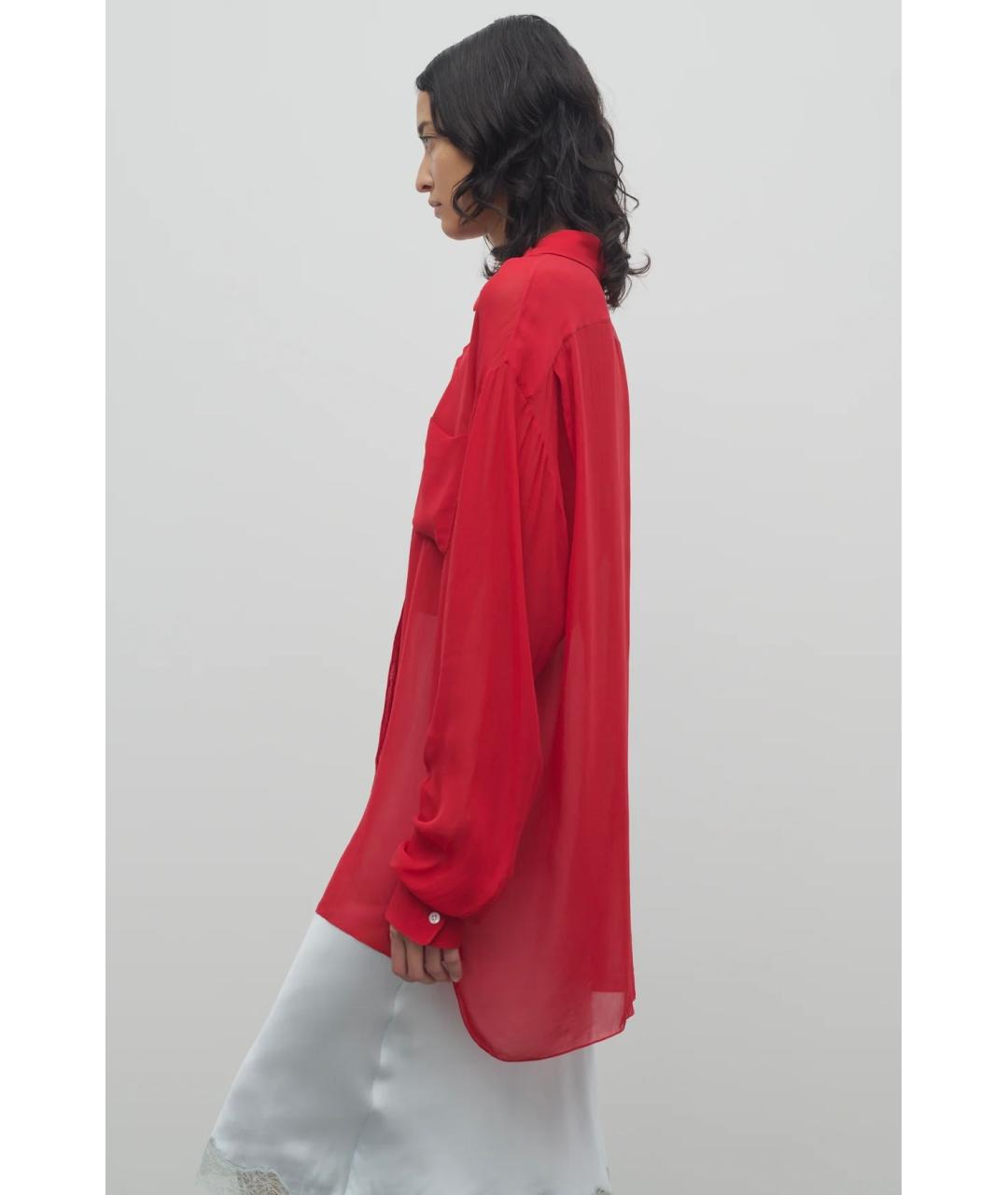 THE ROW Красная блузы, фото 3