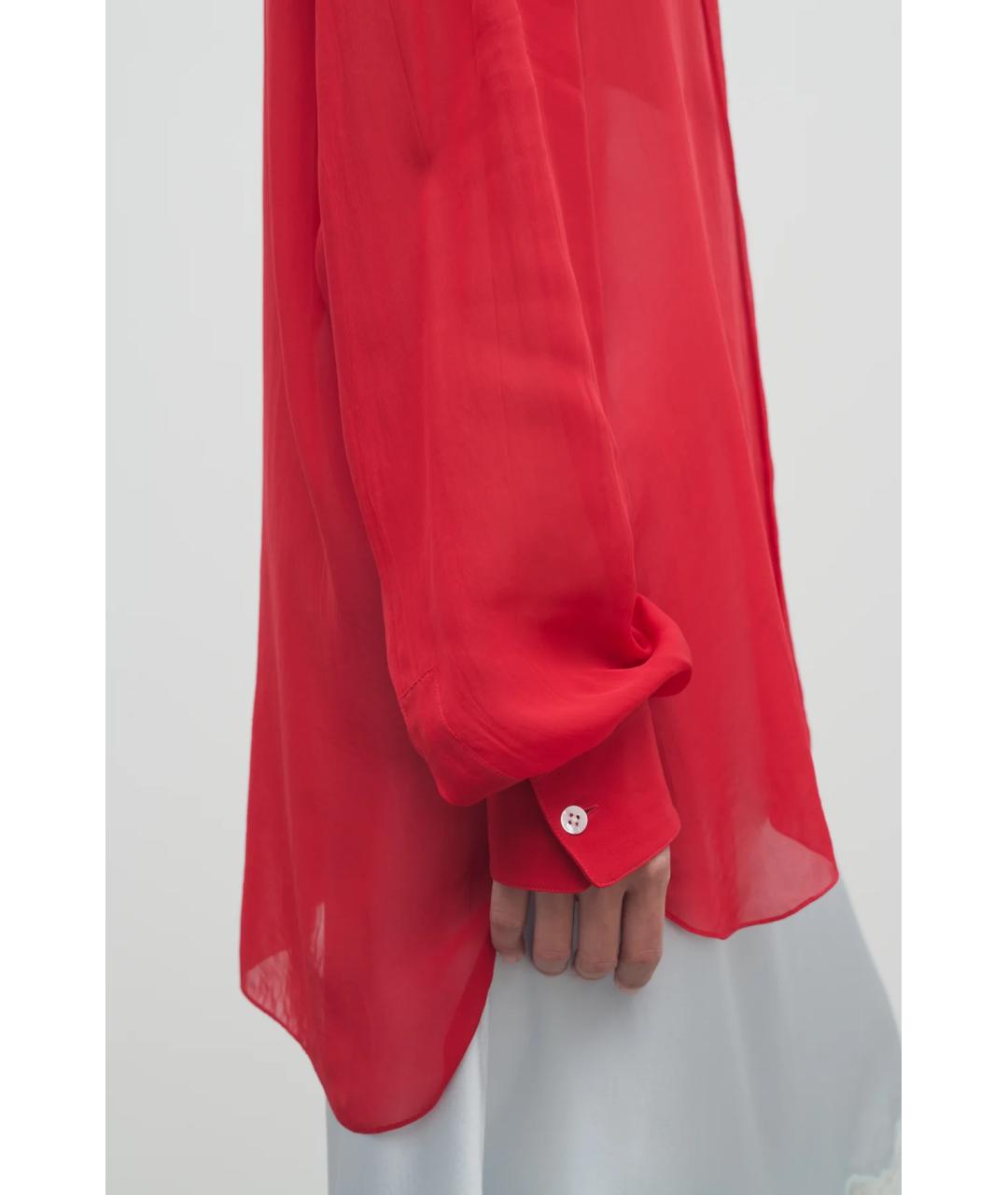THE ROW Красная блузы, фото 5