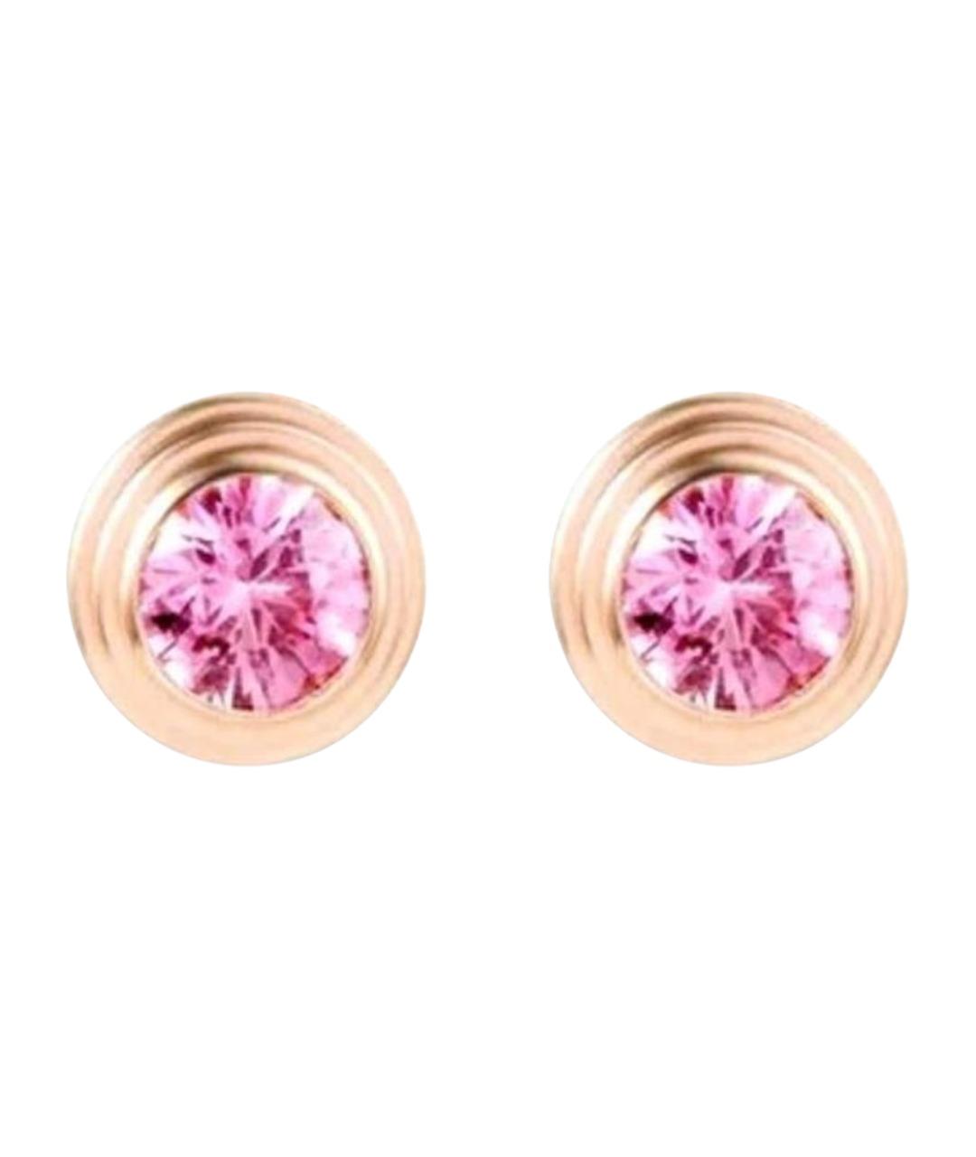 CARTIER Розовые серьги из розового золота, фото 1