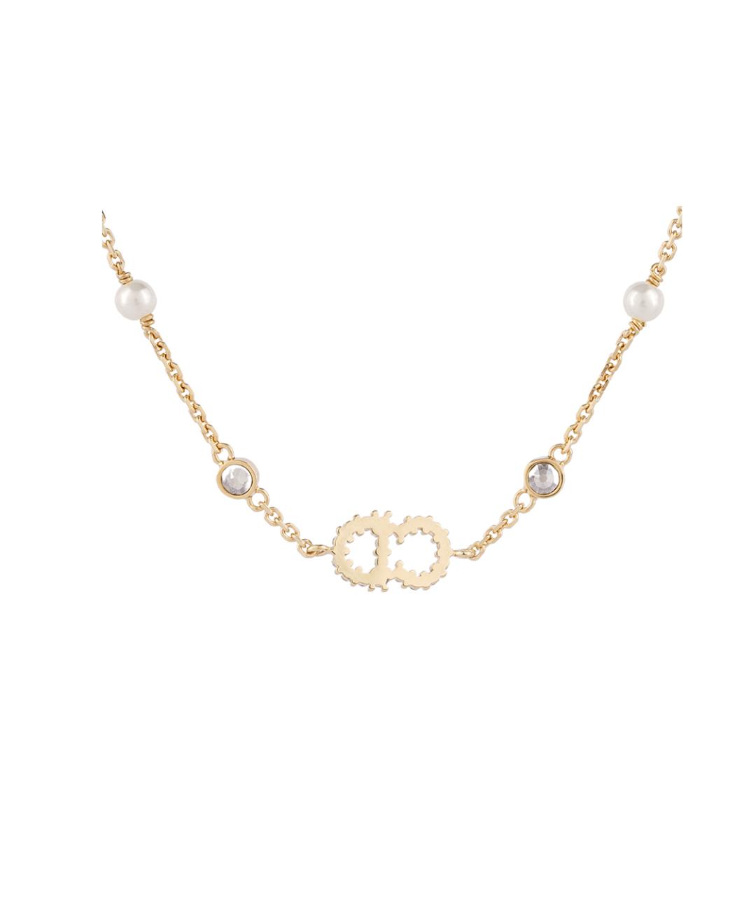 CHRISTIAN DIOR Золотой металлический браслет, фото 2