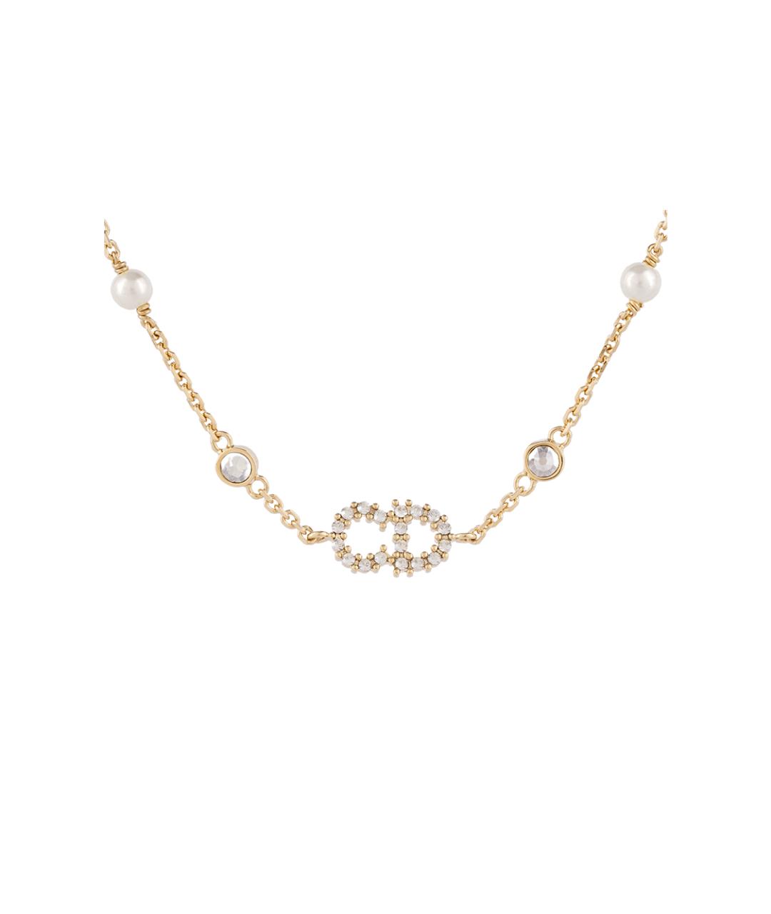 CHRISTIAN DIOR Золотой металлический браслет, фото 1