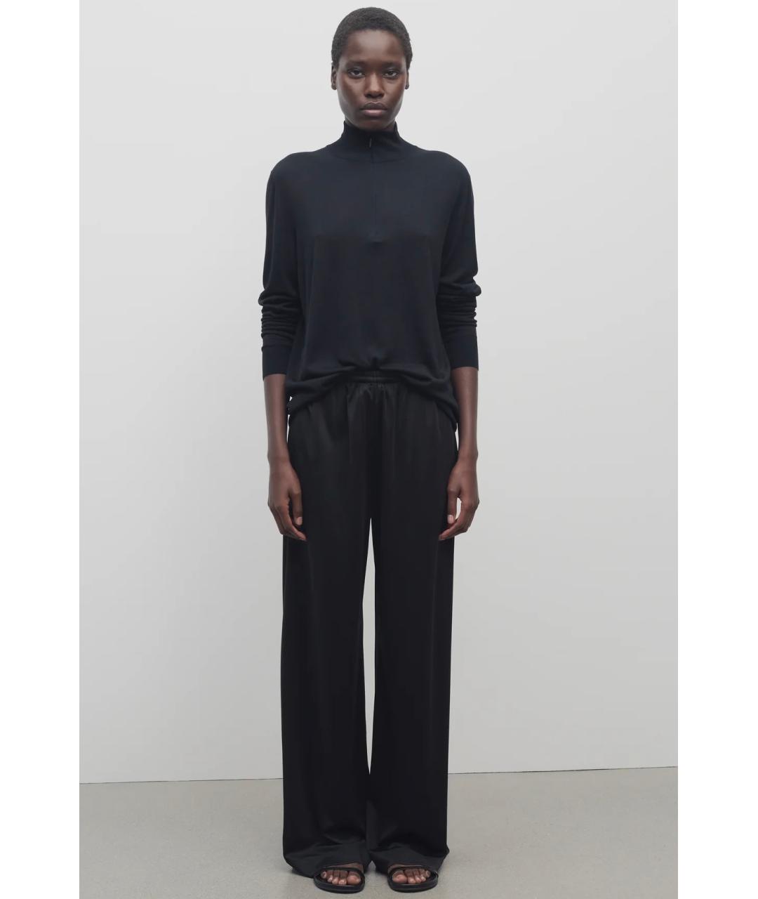 THE ROW Черные брюки широкие, фото 2