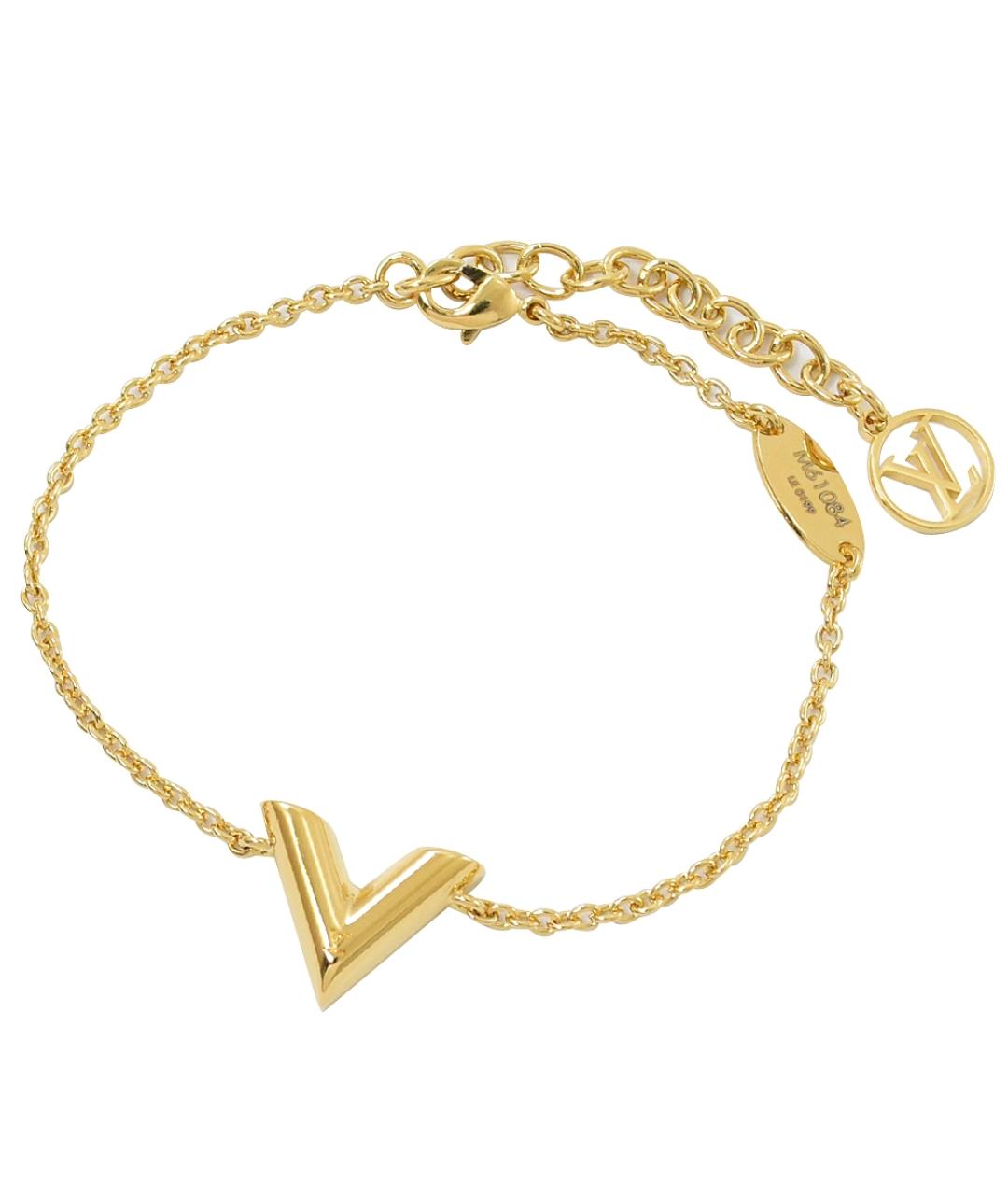 LOUIS VUITTON Золотой браслет, фото 2