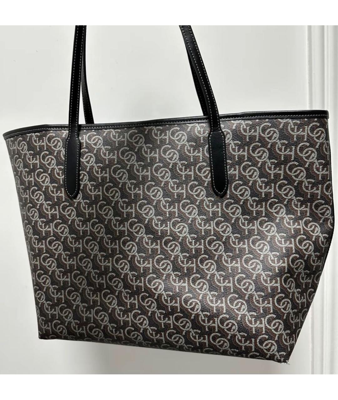 COACH Черная сумка тоут, фото 6