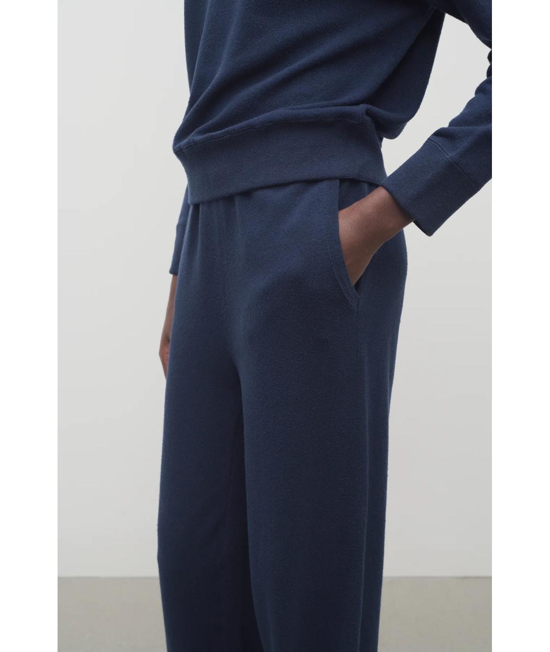 THE ROW Темно-синие прямые брюки, фото 5