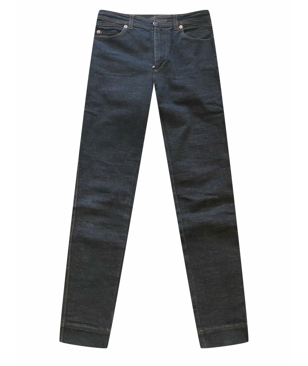 LOUIS VUITTON PRE-OWNED Черные хлопковые джинсы слим, фото 1