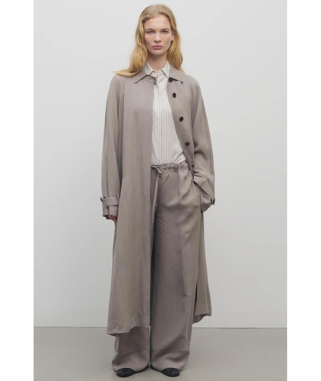 THE ROW Коричневые брюки широкие, фото 2