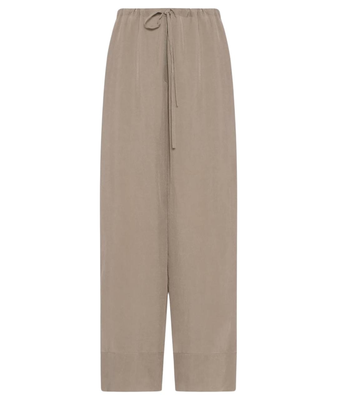 THE ROW Коричневые брюки широкие, фото 1