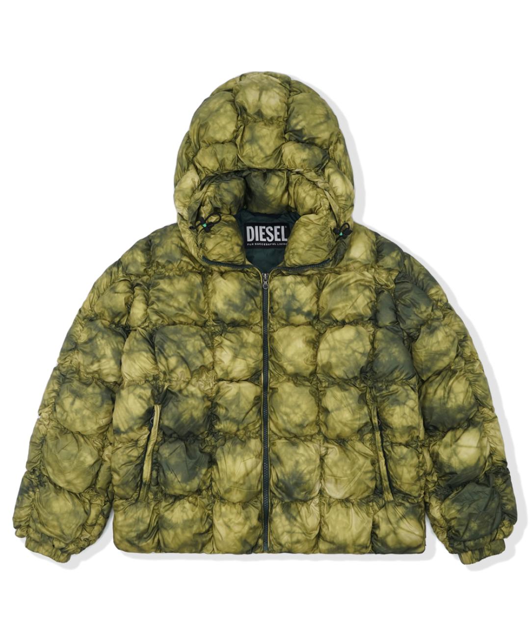 DIESEL Зеленая полиэстеровая куртка, фото 10