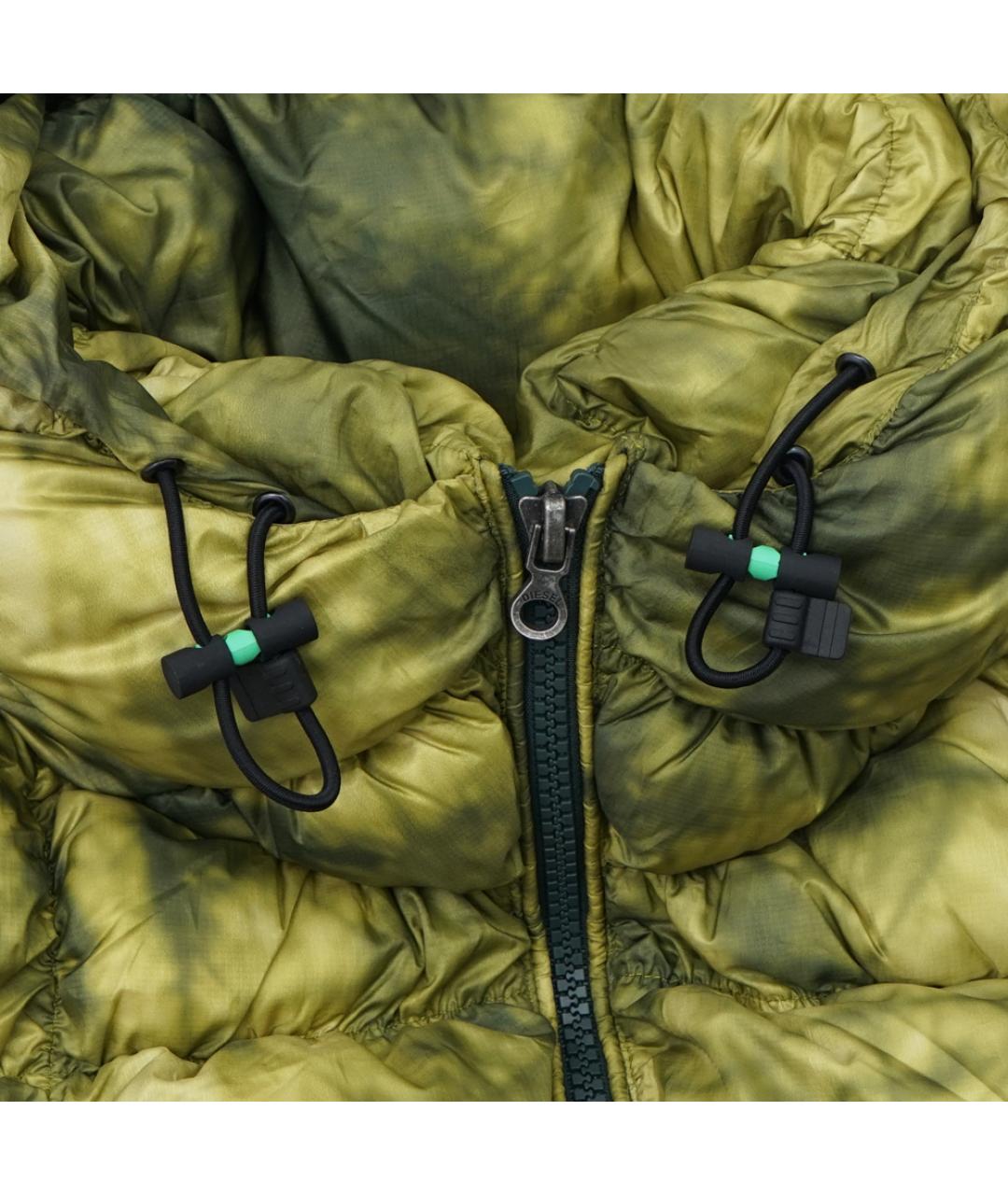 DIESEL Зеленая полиэстеровая куртка, фото 3