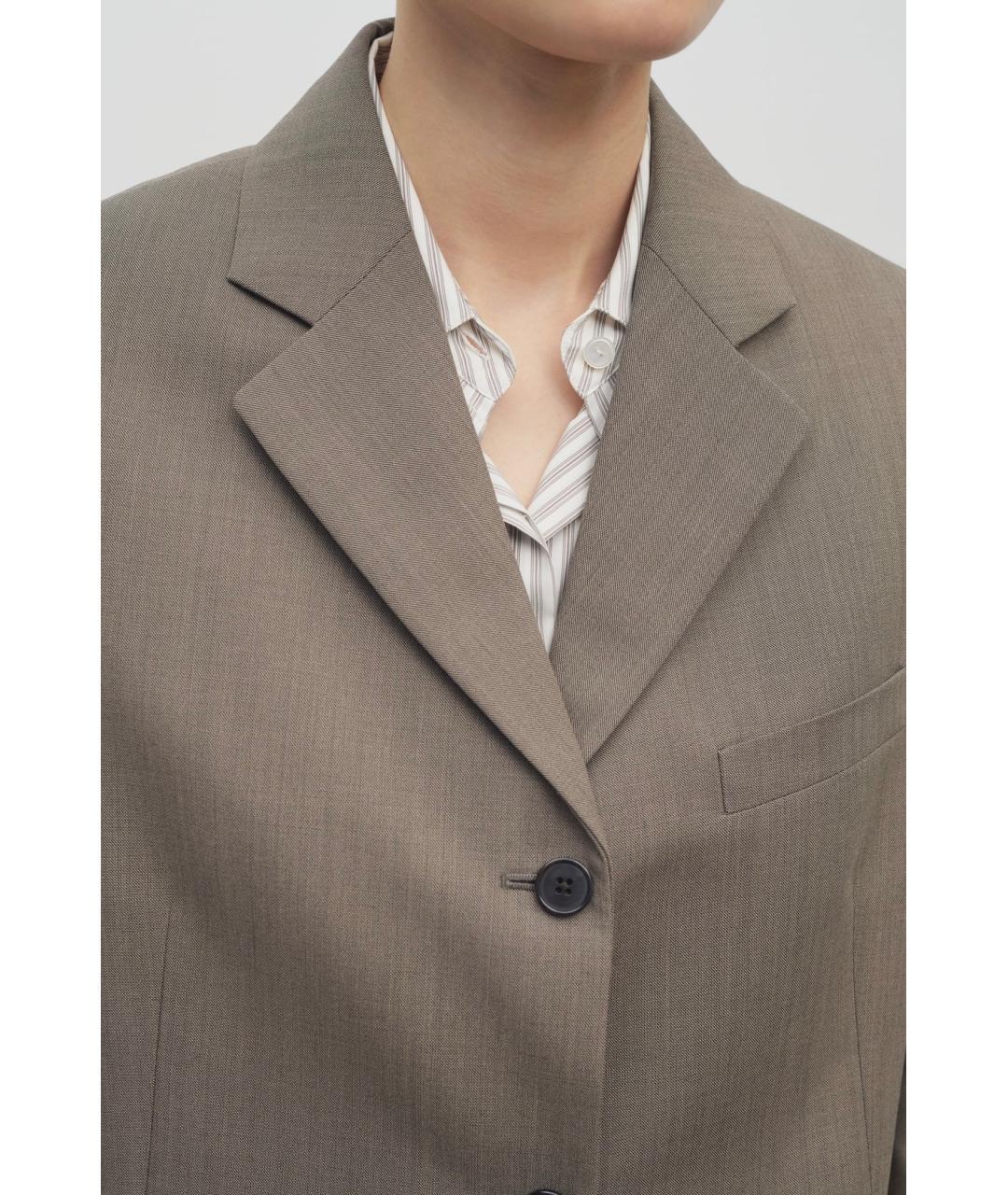 THE ROW Коричневый жакет/пиджак, фото 5